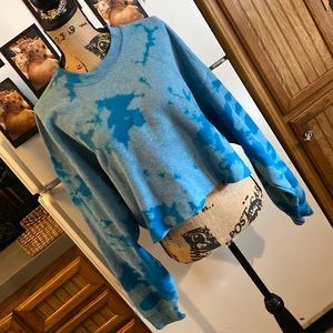GILDAN cropped tie dye crewneck sweatshirt size women’s 2X